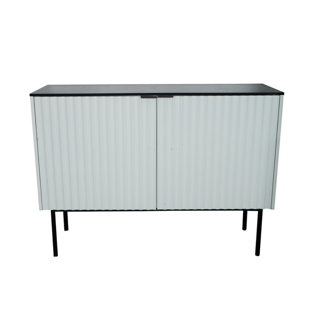 Modern channeled front cabinets